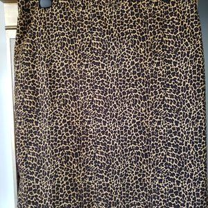 Animal Print Skirt
